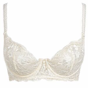 VICTORIA'S SECRET VINTAGE GOLD LABEL LACE LIGHTLY LINED UNDERWIRE BRA SZ. 34C